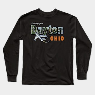 Greetings from Dayton Ohio Long Sleeve T-Shirt